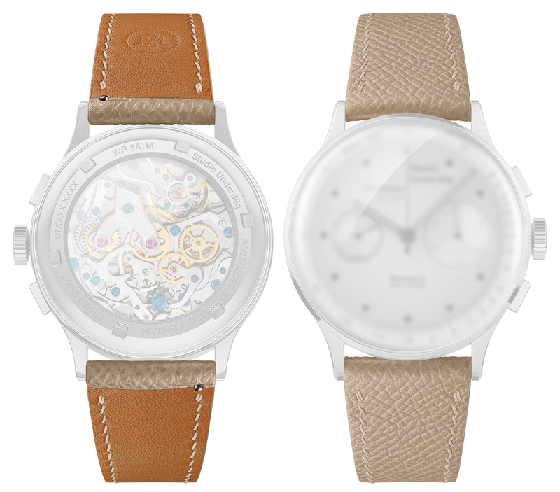 01SERIES / 03SERIES Epsom Calfskin Strap – Beige