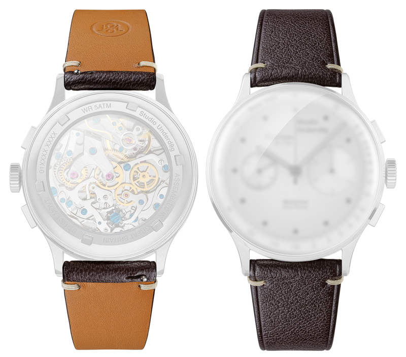 01SERIES / 03SERIES Alran Calfskin Strap – Chocolate Brown