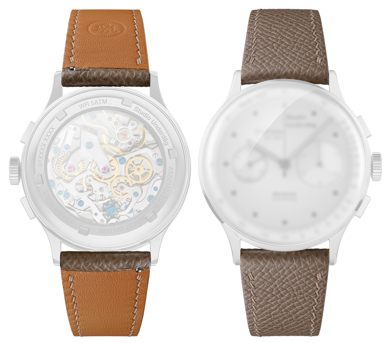 01SERIES / 03SERIES Epsom Calfskin Strap – Taupe